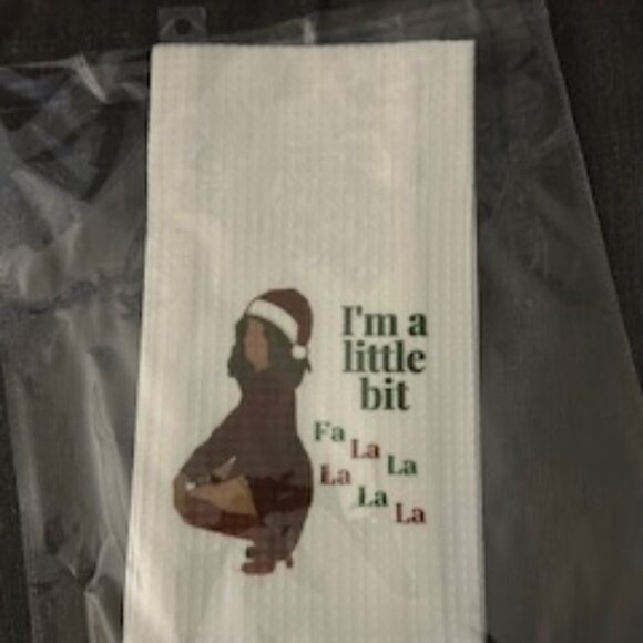 Schitt's Creek Christmas Kitchen Towel - NWT 2/$9 or 3 for $21 - Picture 2 of 3